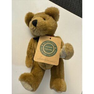 Boyd’s Bear Plush Blue Bow Leon MA1